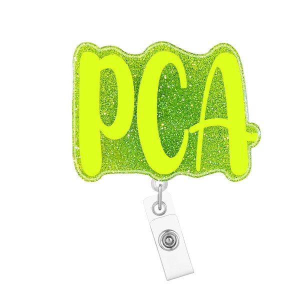 Arakulago Nurse PCA Badge Reel Retractable Medical Assistant Nursing Student