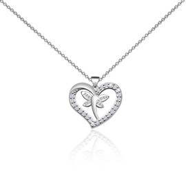 PLITI Dragonfly Necklace Dragonfly Lover Gift Dragonfly Memorial Gift Animal Lover Gift Sympathy Gift For Women (Dragonfly necU)