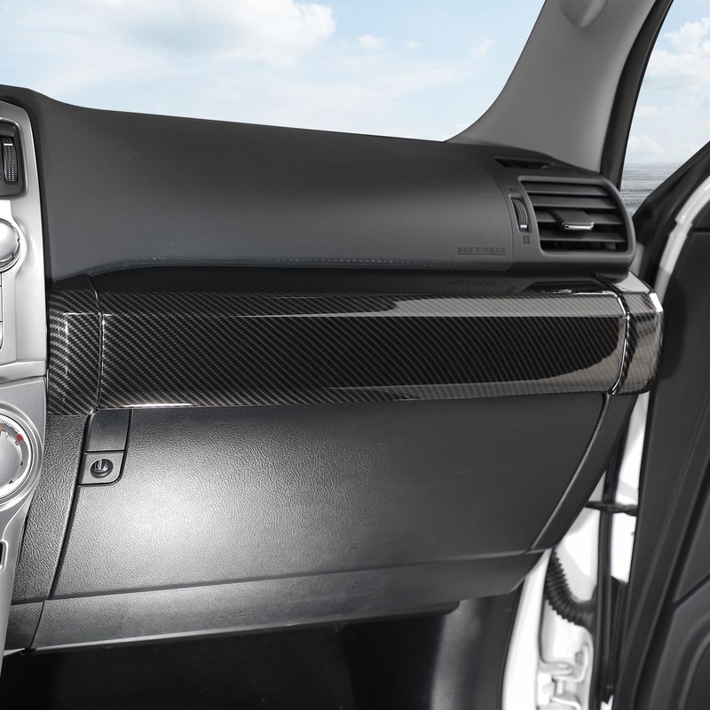JeCar 3pcs Carbon Fiber Dash Cover Trim Interior Accessories for