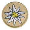Edelweiss Flower Scout Patrol Patch (Sew-on) - ClassB