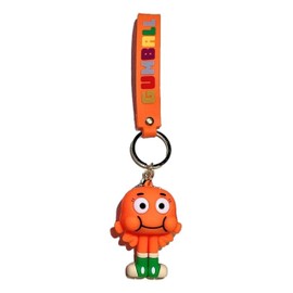 TCB Creations Amazing World Gumball Darwin Cartoon 3D Character Silicone Charm Keychain