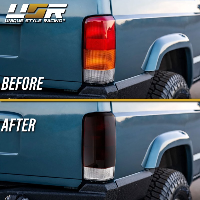 USR DEPO 97-01 Cherokee Dark Cherry Red Smoke Rear Tail