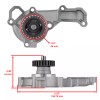 Caltric Water Pump Assembly w/ Gaskets For Kawasaki Mule 2510