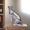 Cheetah Statue Home Decor Leopard Sculpture Resin Sitting Cheetah Figurine