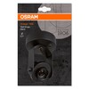 OSRAM 1906 Single Wall Spotlight, Aluminium, Black