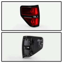 ACANII - For 2009-2014 Ford F150 Pickup Truck SVT Raptor/Harley-Davidson Style Tail Light Rear Brake Lamp Driver Side