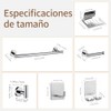 9 Piezas Juego Accesorios para Baños Toalleros Acero Inoxidable Acero