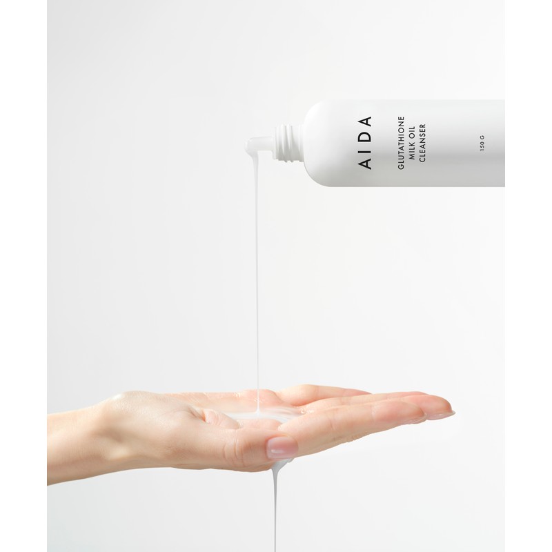 Aida Glutathione Milk Oil Cleanser 150g x 2, 30g x