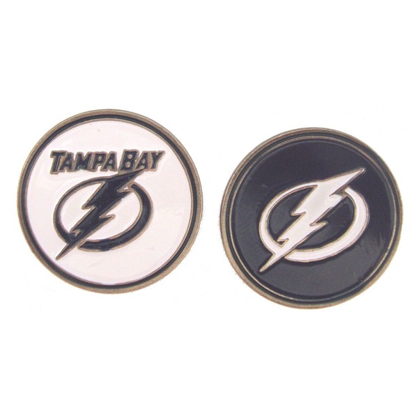 Tampa Bay Lightning Double Sided Golf Ball Marker