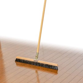 Azuma Industrial BR315 Broom/Dustpan with Flexible Broom Wood Handle 23.9 gal (60 L), Width Approx. 23.6 inches (60 cm), Handle Length: 48.4 inches (123 cm)