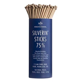 Silverin Sticks - Used for haemostasis - with 75% Silver Nitrate - 1 tin with 100 Sticks (Rigid 4,5")