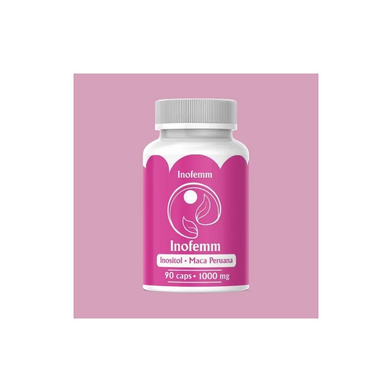 Suplemento Nutricional Inofemm de Inositol y Maca Peruana, 90 Cápsulas