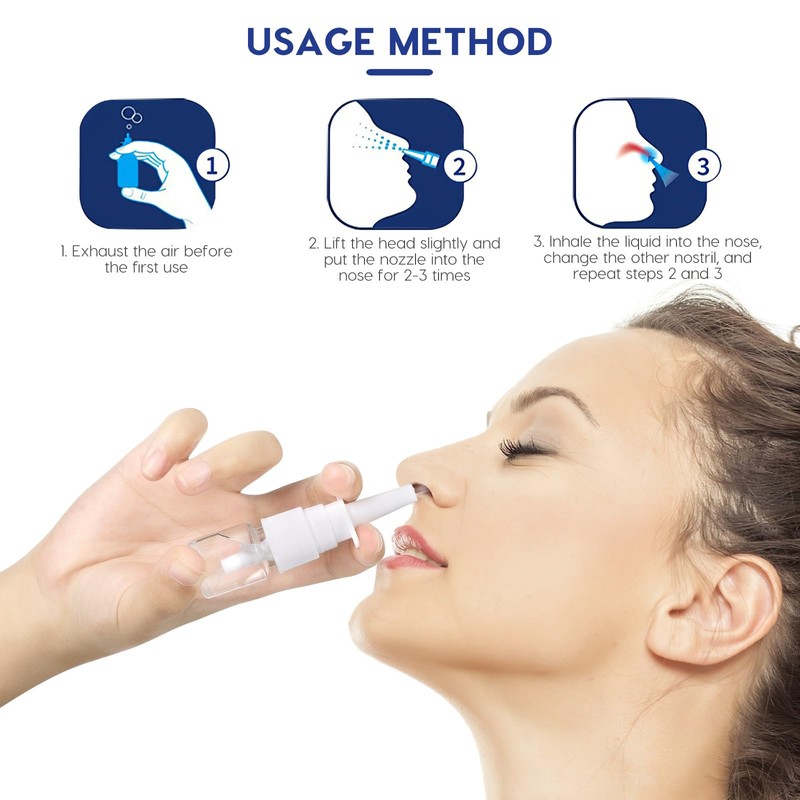 Empty Bottle, 5ml Bottle Pump Sprayer Refillable Travel Size Plastic