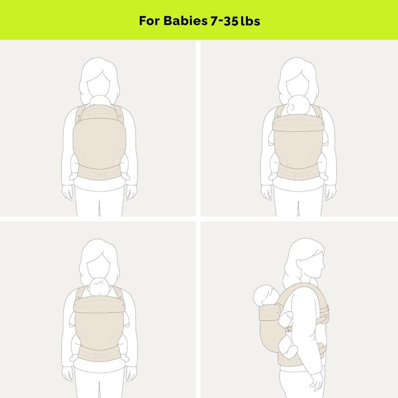 Baby Carrier for Newborns to Toddlers | Cozy Wrap with