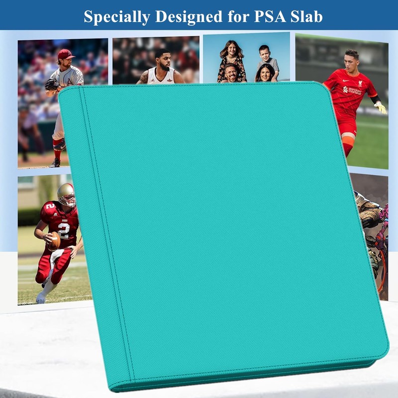 40 Pockets Graded Card Binder, Toploading PSA Slab Holder Album,