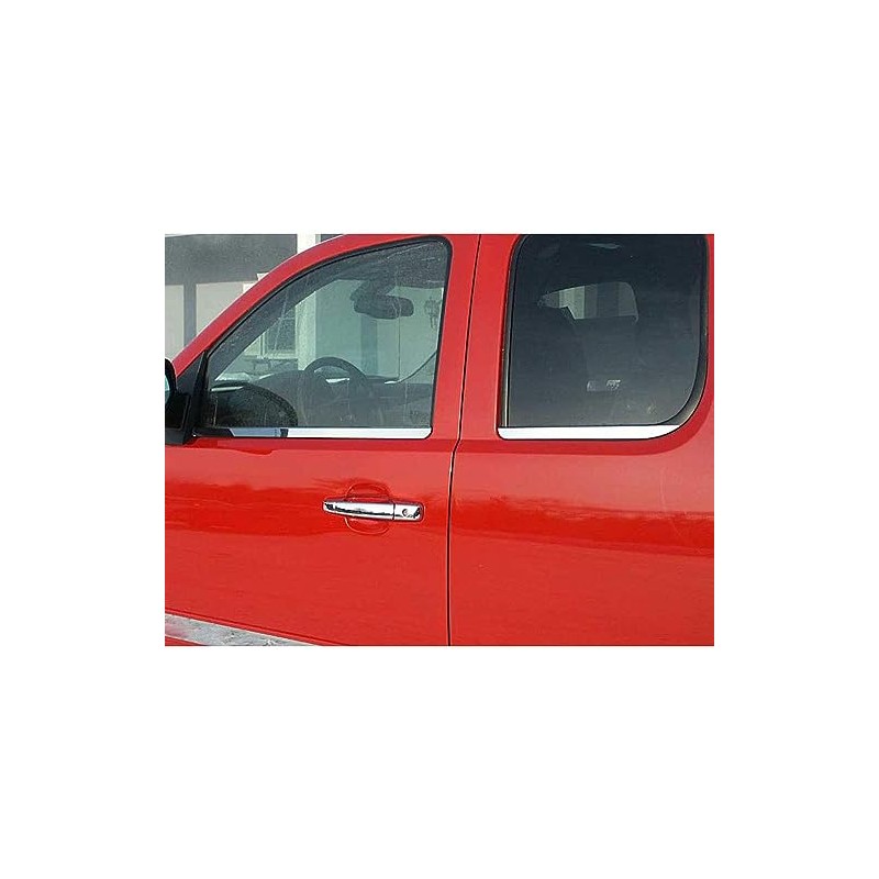 4pc. Chrome Window Sill Trim fits Silverado 2007-2013