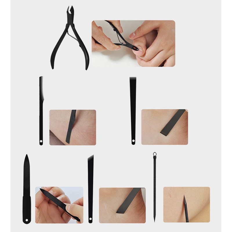 Nail Clippers Sets High Precisio Stainless Steel Nail Cutter Pedicure