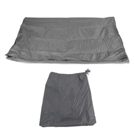 Leaf Bag 210D Oxford Cloth Lawn Garden Leaf Bag Windproof and Breathable Convenient for Garden CollectionGrey