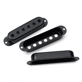 RuiJOTWAT 48/50/52Mm Black Copper Single Coil Covers St Guitar Pickup Cover
