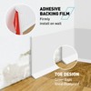FCSOTSPS Baseboard Trim, 4 Inch(W) x 40 Feet(L) Flexible Baseboard