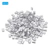 PATIKIL 1/16 inch/1.5 mm Aluminium Crimping Loop Sleeves, Pack of