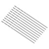 CoCud Micro Drill Bits, 0.8mm Drill Diameter 34mm Total Length,