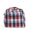 Vera Bradley Women's Cotton Large Travel Duffel Bag, Patriotic Plaid