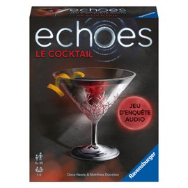 Ravensburger - Echoes Le Cocktail - Jeu d'enquête Audio Pour adultes et Enfants dès 14 ans - De 1 à 4 joueurs - Fonctionne avec Appli téléphone gratuite - 20665, Multicolor
