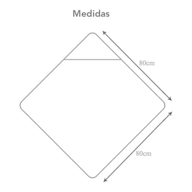 Compraymas Toalla Para Bebe Animales 80x80cm Con Gorro O Capucha