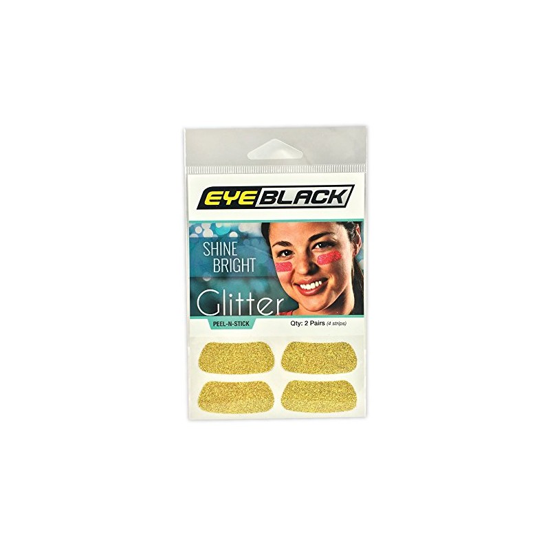 EyeBlack Under Eye Colorful Glitter Strips | Football, Baseball, Softball,