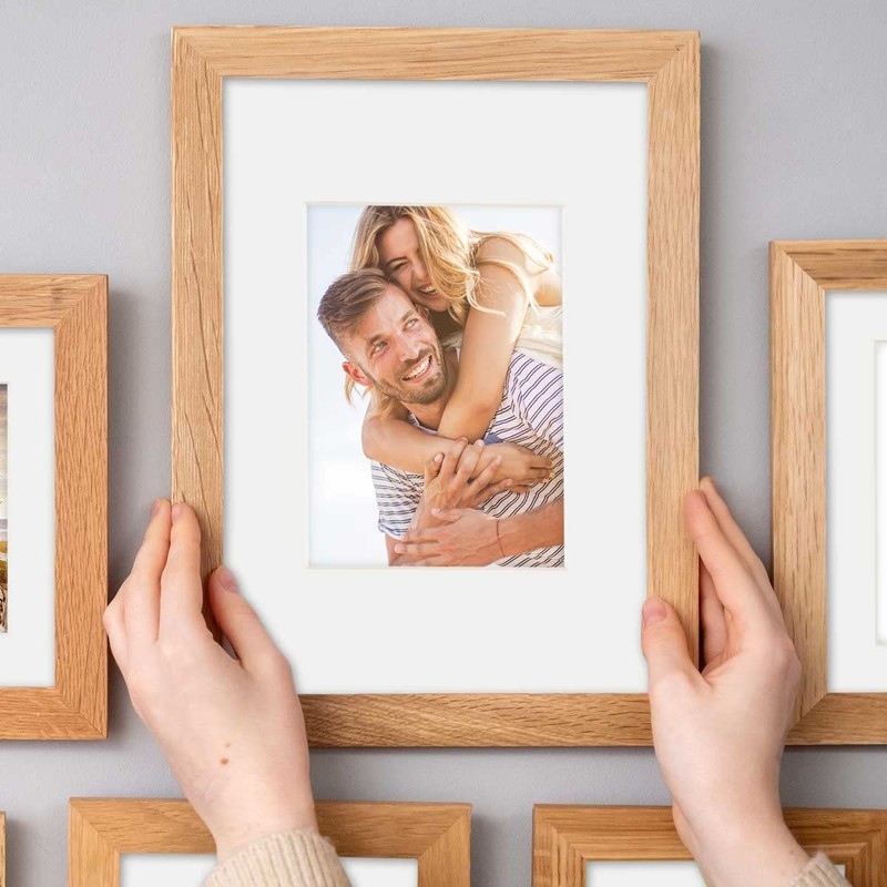 PHOTOLINI Picture Mount, White, 10 x 10 cm to 30
