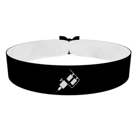 Tattoo-Maschine Stoffarmband - Wasserfestes Satin-Armband - Handgemachtes Unisex-Armband - Trendarmband für Tattoo-Liebhaber - Modisches Accessoire für Festivals & Alltag