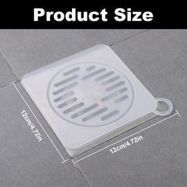 4pcs Drain Covers for Bugs Silicone Shower Drain Stopper Cover Universal