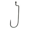 Worm Hook, Size 2/0, Needle Point, Round Bend, Offset, Ringed