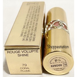Yves Saint Laurent Rouge Volupte Shine Oil In Stick Shade 79 CORAL PLUME 3.2g