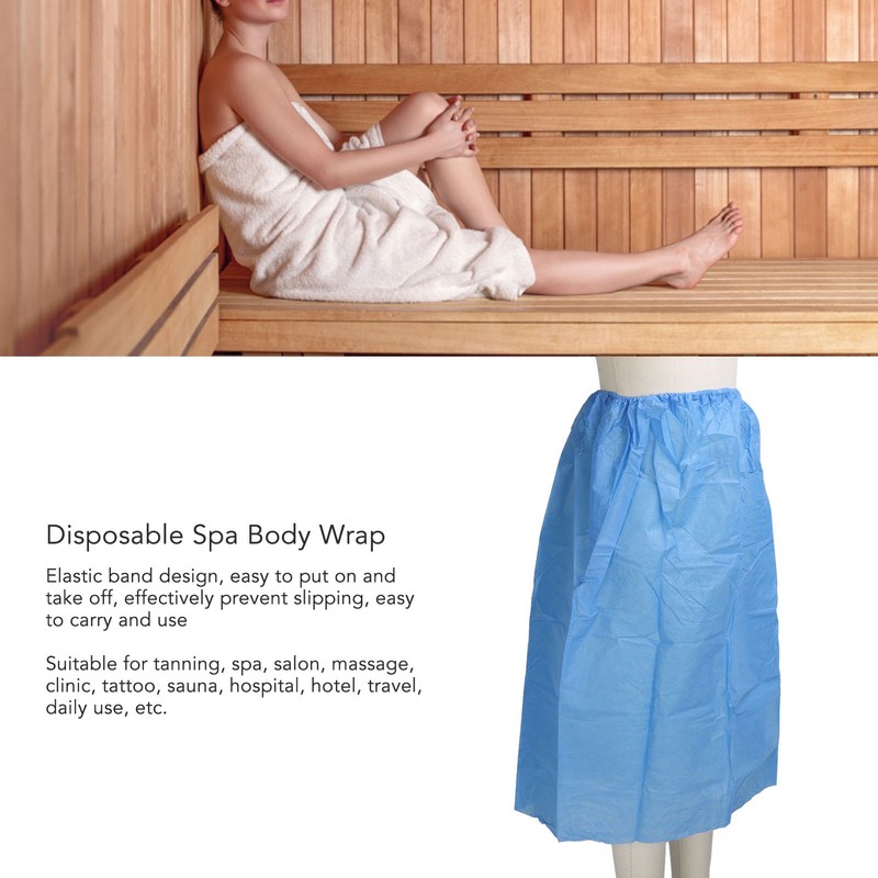 10 PCS Disposable Spa Body Wrap Thick Chest Wrap Nonwoven