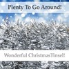 VFM - Christmas Tinsel Decorations for Christmas Tree (Silver)