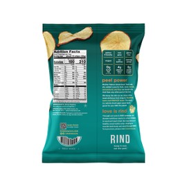 RIND Snacks Unsweetened Apple Chips, Single Ingredient, No Added Sugar, Paleo, Whole 30 Compliant, Skin On Dried Fruit Chips, High Fiber, 3.0 oz Pack of 3