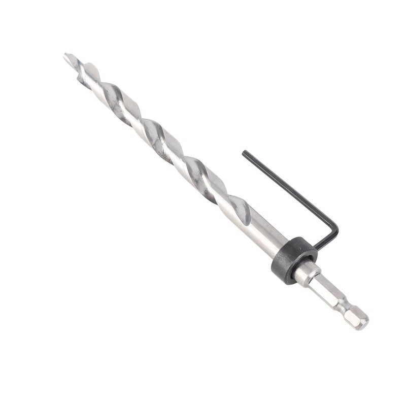 3/8" Step Drill Bit Hex Shank With Adjustable Depth Stop