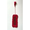 Unbranded completed cross stitch bookmark crochet border tassel Jesus Christmas