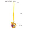 Zoon Flower Crepe Kaleidoscope, Japanese Pattern, Crepe, Rooted Bell Key