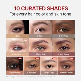 Espoir The Brow Color Fijación Cara 3 Cool Gray  Brow Fixing Tint, 0.1 Fl Oz                                                                          