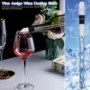 Diehous 2pcs Vinoamigo Wine Chiller Set & Chill Rods, Wine