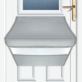 Mail Slot Catcher for Door Mail Slot, Grey Mail Catcher Bag, Indoor Mail Slot Cover Interior Draft Stopper, Large Size, Self-Adhesive, Large Capacity, Practical Garage Door Accessories