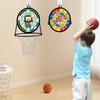 Velcro Dartboard Children with Basketball Hoop, 2-in-1 Dartboard Throwing Game