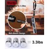 katerk 6pcs Bit Holder with Carabiner Socket for Mens Gift,