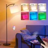 Ambimall Floor Lamps with Smart Light Bulb, RGB + Color