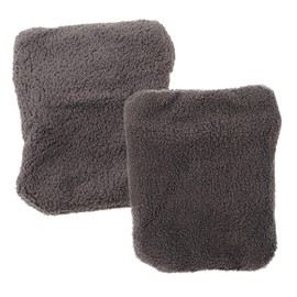 Sosoport 2pcs Sand Remover Mitts and Bag Efficient Sand Removal Gloves for Beach Use for Women and Men Grey Essential Outdoor Accessories for Camping and Vacations