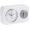 Present Time Table Clock, White, One Size