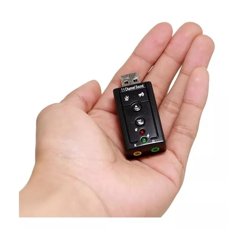 EGTMA 3 Piezas Tarjeta De Sonido Adaptador Usb 2.0 7.1